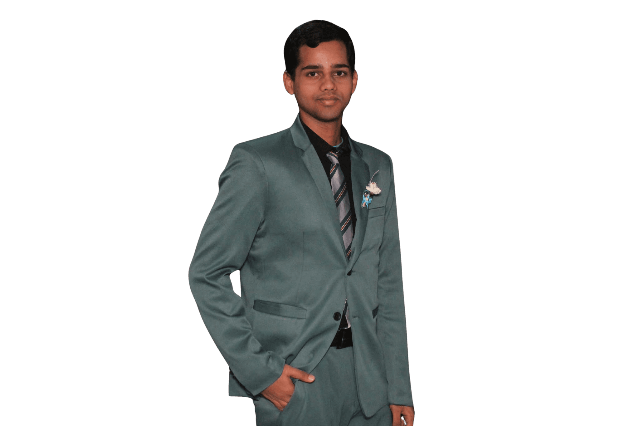 Velu Murugan standing portrait